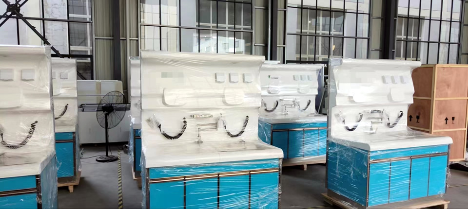单体单槽干燥台出口印度工作站 - 生产车间 - 江苏洁曼医疗科技